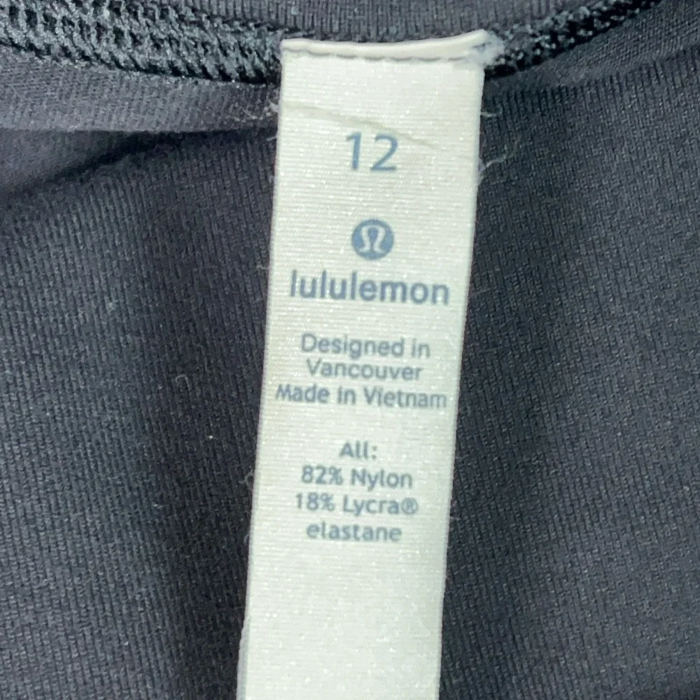 Lululemon Leggings Womens 12 Black Flare High Rise Stretch Athletic Pants Yoga